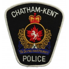 Canadian Chatham-Kent Police Cloth Patch Badge