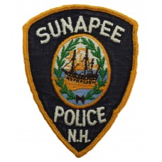 United States Sunapee Police N.H. Cloth Patch Badge