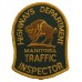 Canadian Highways Department Manitoba Traffic Inspector Cloth Patch Badge