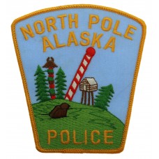 United States North Pole Alaska Police Cloth Patch Badge