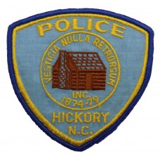 United States Hickory N.C. Police Cloth Patch Badge
