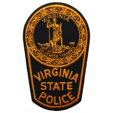 United States Virginia State Police Cloth Patch Badge