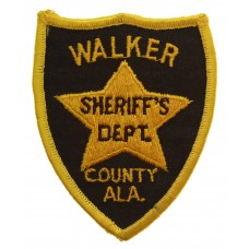 United States Walker County ALA. Sheriff's Dept. Cloth Patch Badge