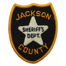 United States Jackson County Sheriff's Dept. Cloth Patch Badge