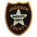 United States Jackson County Sheriff's Dept. Cloth Patch Badge