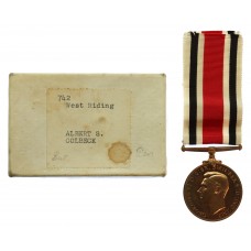 George VI Special Constabulary Long Service Medal with Box - Albe