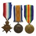 WW1 1914-15 Star Medal Trio - Cpl. W. Holland, Liverpool Regiment