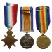 WW1 1914-15 Star Medal Trio - Cpl. W. Holland, Liverpool Regiment