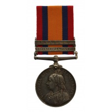 Queen's South Africa Medal (Clasps - Defence of Ladysmith, Belfast) - Pte. R. Ray, Manchester Regiment