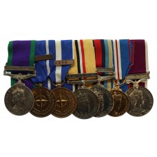 Campaign Service Medal (Northern Ireland), Iraq (Op Telic), OSM Afghanistan and Long Service Medal Group of Seven - S.Sgt. M.R. Williams, Royal Tank Regiment