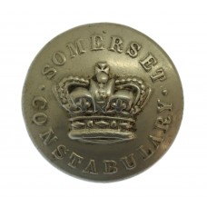 Victorian Somerset Constabulary White Metal Button (24mm)