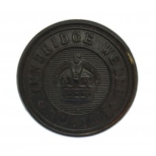 Tunbridge Wells Borough Police Black Button - King's Crown (25mm)