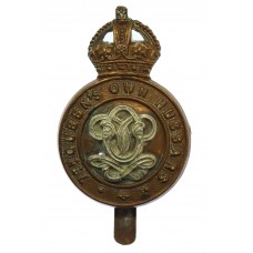 7th Queen's Own Hussars Cap Badge - King's Crown