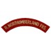 Royal Northumberland Fusiliers (R. NORTHUMBERLAND FUS.) Cloth Shoulder Title