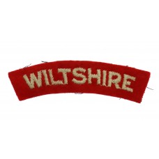 Wiltshire Regiment (WILTSHIRE) Cloth Shoulder Title