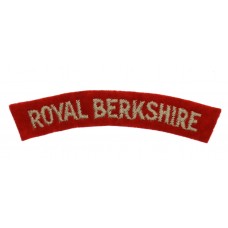 Royal Berkshire Regiment (ROYAL BERKSHIRE) Cloth Shoulder Title