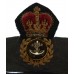 Royal Navy Chief Petty Officer's Bullion Cap Badge & Band - Queen's Crown