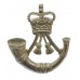 The Rifles Silvered Cap Badge - Queen's Crown