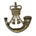 The Rifles Silvered Cap Badge - Queen's Crown