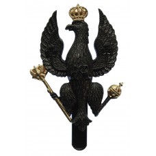 The King's Royal Hussars Anodised (Staybrite) Cap Badge