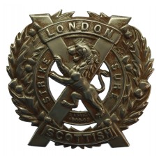 14th County of London Bn. (London Scottish) London Regiment Cap Badge