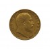 1902 Edward VI Gold Half Sovereign Coin