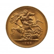 1965 Elizabeth II Gold Sovereign Coin