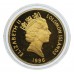 Solomon Islands 1996 Queen Elizabeth The Queen Mother Lady of the Century 14ct Gold Proof $50 Coin