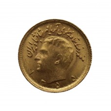 Iran 1976 1/2 Pahlavi Mohammad Reza Gold Coin