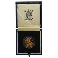 Royal Mint 1994 United Kingdom Gold Proof Half Sovereign Coin