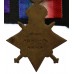 WW1 1914-15 Star and Victory Medal - Pte. H. Emsley, 16th (1st Bradford Pals) Bn. West Yorkshire Regiment - Wounded