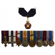 Post War C.I.E., O.B.E. and WW1 Military Cross Medal Group of Nin