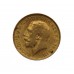 1912 George V Gold Half Sovereign Coin