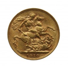 1910 Edward VII 22ct Gold Sovereign Coin