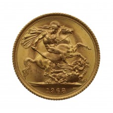 1968 Elizabeth II 22ct Gold Sovereign Coin