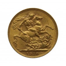 1910 Edward VII 22ct Gold Sovereign Coin