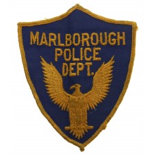 United States Marlborough Police Dept. Cloth Patch Badge