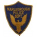 United States Marlborough Police Dept. Cloth Patch Badge