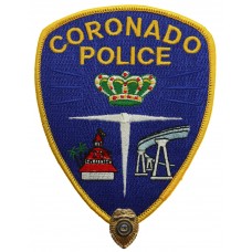 United States Coronado Police Cloth Patch Badge