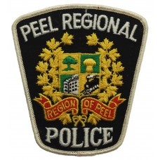 Canadian Peel Regional Police Cloth Patch Badge