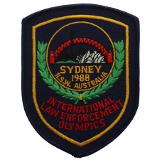 Sydney 1988 N.S.W. Australia International Law Enforcement Olympics Cloth Patch Badge