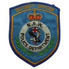Australian Security Officer N.S.W Police Department  Cloth Patch Badge