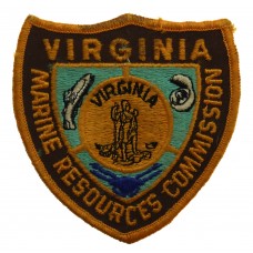 United States Virginia Marine Resources Commission Cloth Patch Badge
