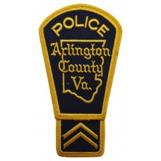 United States Police Arlington County Va. Cloth Patch Badge