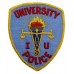 United States University I U Police Cloth Patch Badge