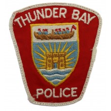 Canadian Thunder Bay Police Cloth Patch Badge