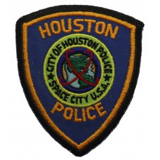 United States Houston Police Cloth Patch Badge