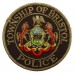 United States Township of Bristol Police Cloth Patch Badge