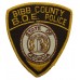 United States Bibb County B.O.E. Police Cloth Patch Badge