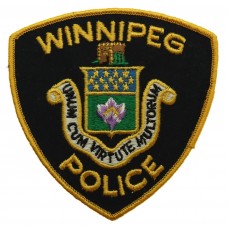 Canadian Winnipeg Police Cloth Patch Badge